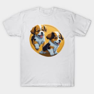 Puppies Playing T-Shirt